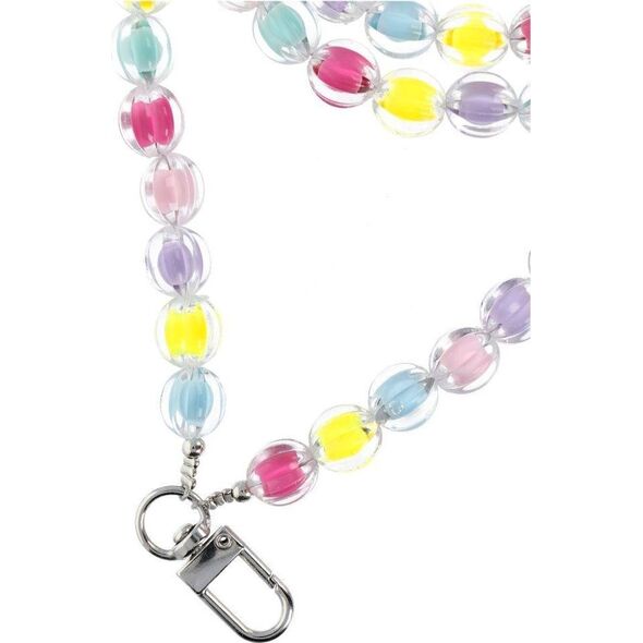 Hurtel Zawieszka COLORFUL do telefonu / długość sznura 120cm (60cm w pętli) / na szyję - mutlicolor 13950568 5903396217876