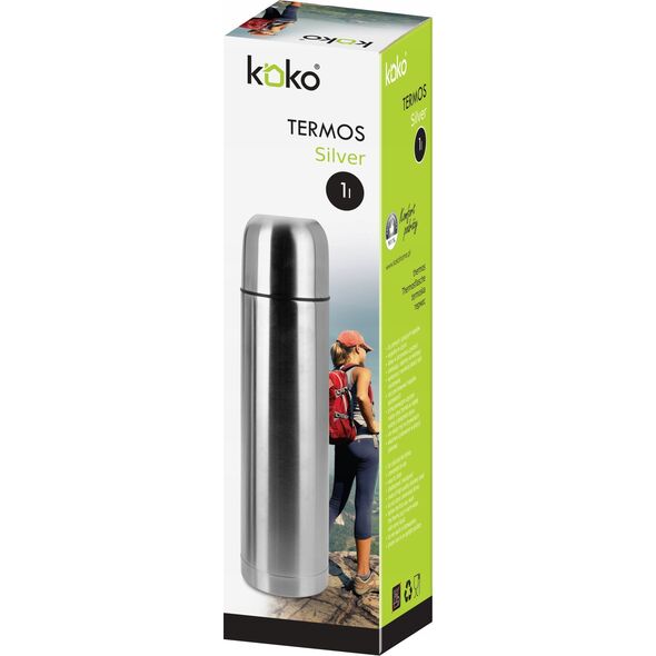 KOKO termos nierdzewny z kubkiem 1L KO-6439 13951260 5902041306439