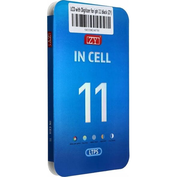 Partner Tele.com Wyświetlacz do iPhone 11 z ekranem dotykowym czarnym (ZY-LTPS) IC Transferable 13953325 5903396248788
