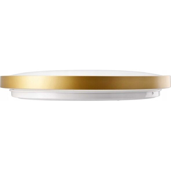 Lampa sufitowa GTV Gtv Atol LD-ATOL32W-NW-40 plafon lampa sufitowa 1x32W 2560lm 4000K IP54 złota 13955341 5902801350207
