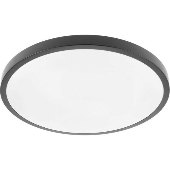Lampa sufitowa GTV Gtv Atol LD-ATOL32W-NW-10 plafon lampa sufitowa 1x32W 2560lm 4000K IP54 czarna/biała 13955348 5902801392122