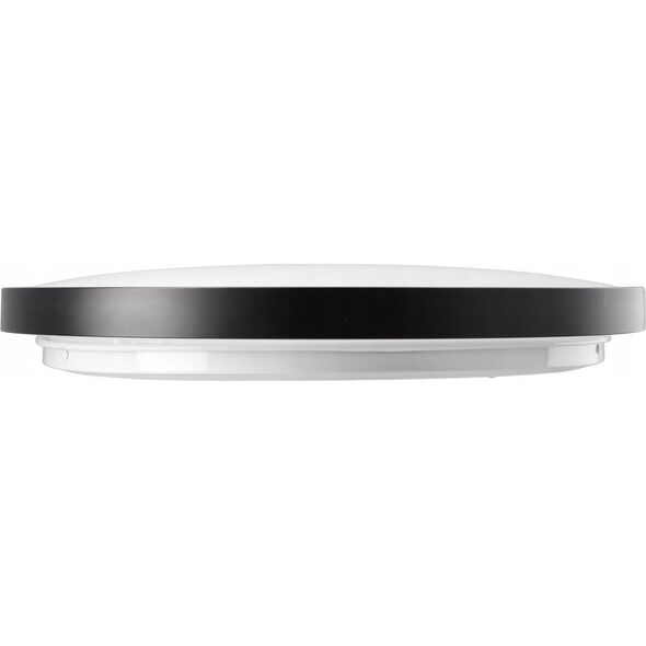 Lampa sufitowa GTV Gtv Atol LD-ATOL32W-NW-10 plafon lampa sufitowa 1x32W 2560lm 4000K IP54 czarna/biała 13955348 5902801392122