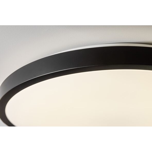 Lampa sufitowa GTV Gtv Atol LD-ATOL32W-NW-10 plafon lampa sufitowa 1x32W 2560lm 4000K IP54 czarna/biała 13955348 5902801392122