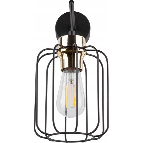 Kinkiet TK Lighting Tk Lighting Galaxy 4742 kinkiet lampa ścienna 1x15W E27 czarny/złoty 13955623 5901780547424