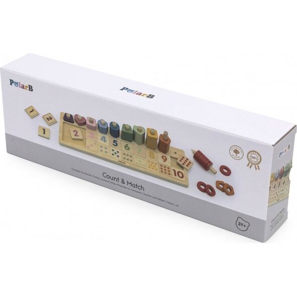 Viga Toys Drewniane Liczydło Sorter Nauka Liczb Montessori Lumarko! 13959560 6971608442193