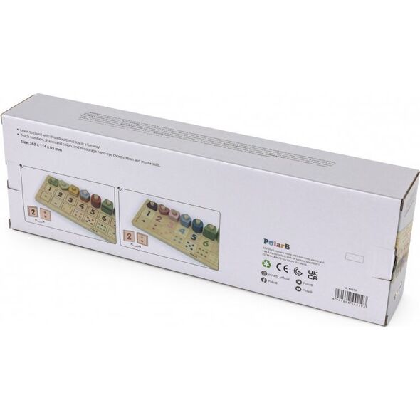 Viga Toys Drewniane Liczydło Sorter Nauka Liczb Montessori Lumarko! 13959560 6971608442193