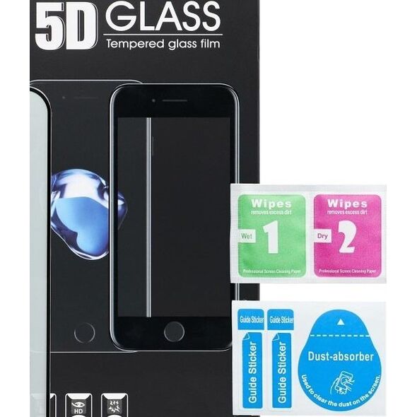 Partner Tele.com 5D Full Glue Tempered Glass - do Motorola G14 / G54 / G73 czarny 13960876 5903396260148