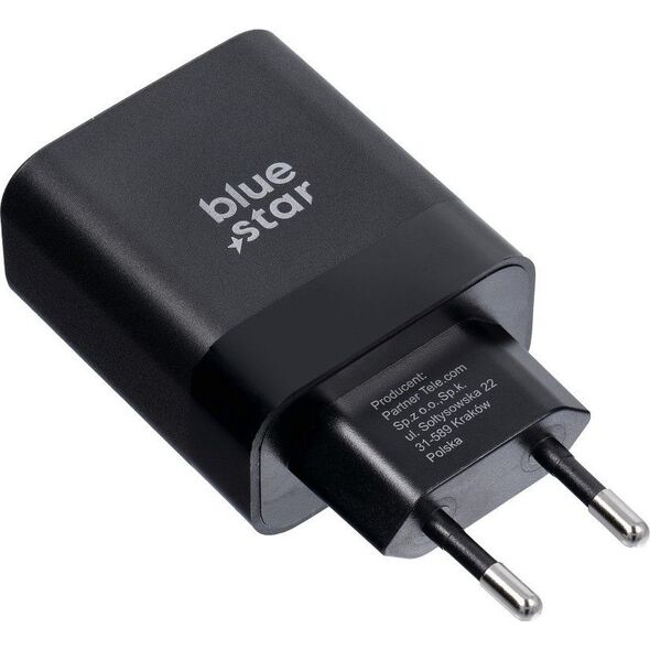 Ładowarka Blue Star BLUE STAR ładowarka sieciowa 3A 45W Typ C PD QC4.0 TFB-TC-45W czarna 13961170 5903396261596