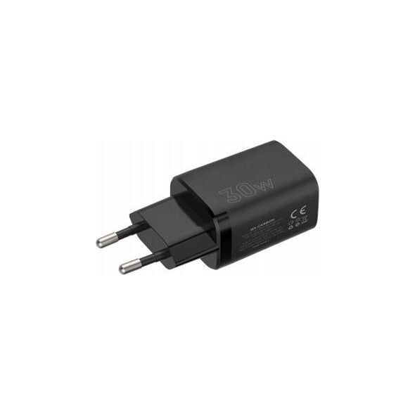 Ładowarka Maxximus Ład. sieć. MX Carbon 30W PD+QC, USB-A+C BLACK / CZARNY 13962335 5901313561088