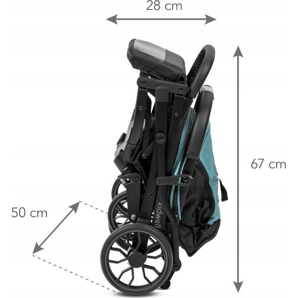 Wózek Kidwell KIDWELL WÓZEK SPACEROWY COLMER ROYAL GREEN 5901130098903 13963715 5901130098903