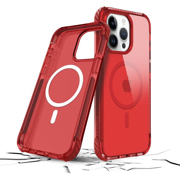 Apple Etui z MagSafe Prodigee Safetee Flow + Mag do iPhone 15 Pro Max rubinowe - Gwarancja bezpieczeństwa. Proste raty. Bezpłatna wysyłka od 170 zł. 13965841 810023955030