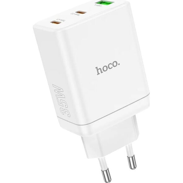 Ładowarka Hoco HOCO ładowarka sieciowa 2 x Typ C + USB A PD QC3.0 3A 35W N33 biała 13968498 6942007621076