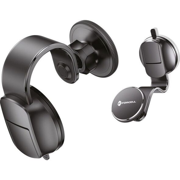 ForCell FORCELL F-Grip MagFlex uchwyt samochodowy do szyby/deski kompatybilny z MagSafe czarny 13970394 5903396236853