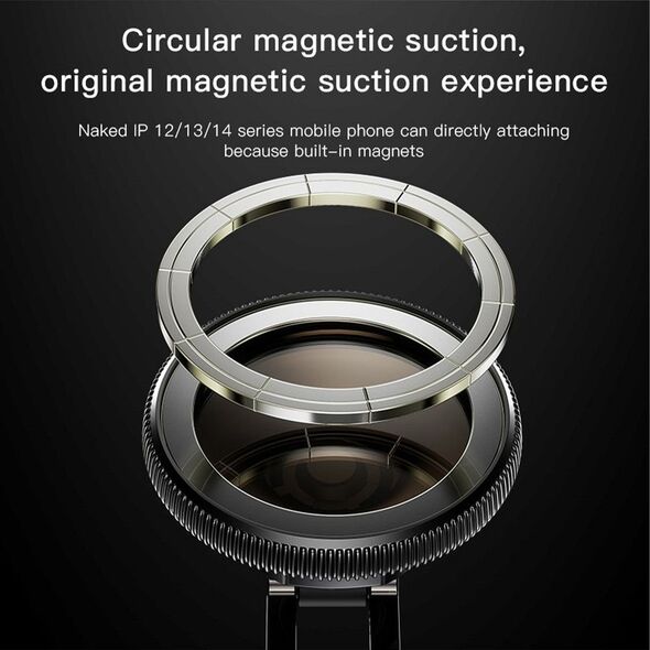 ForCell FORCELL F-Grip IronSecure uchwyt samochodowy do szyby/deski kompatybilny z MagSafe czarny 13970398 5903396236822