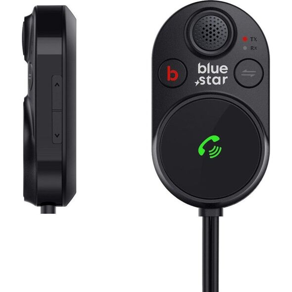 Transmiter FM Blue Star BLUE STAR transmiter bluetooth 2w1 CarLink BT62 czarny 13970400 5903396266249