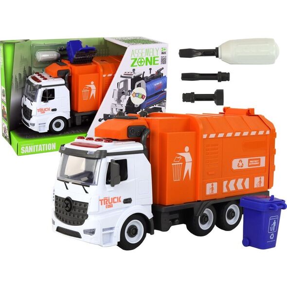 LeanToys Śmieciarka Sorter Segregacja Zestaw DIY Śrubokręt Dźwięk 13977168 5905991000198