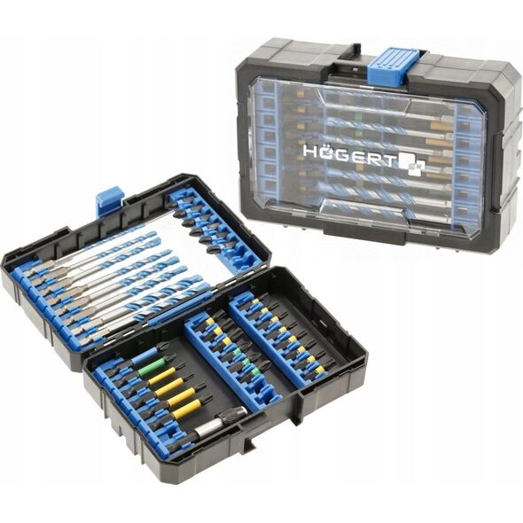 Högert Technik HOGERT KOŃCÓWKI DO WKRĘTARTKI UDAROWE kpl. 35szt. + WIERTŁA 13977176 5902801497315