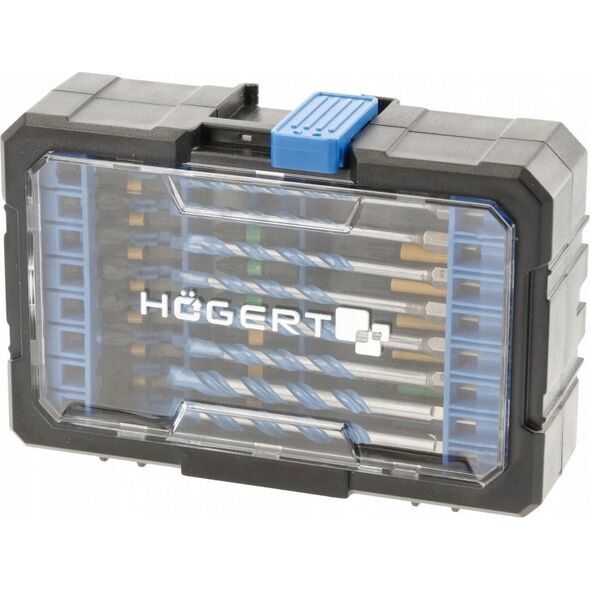 Högert Technik HOGERT KOŃCÓWKI DO WKRĘTARTKI UDAROWE kpl. 35szt. + WIERTŁA 13977176 5902801497315