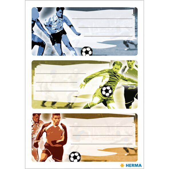 Herma HERMA  Schuletiketten Vario Fußball 13977476 4008705055987
