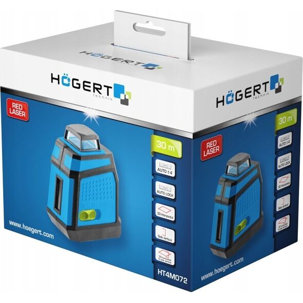 Högert Technik HOGERT RED LASER LEVEL 30m 3D 13978679 5902801331503