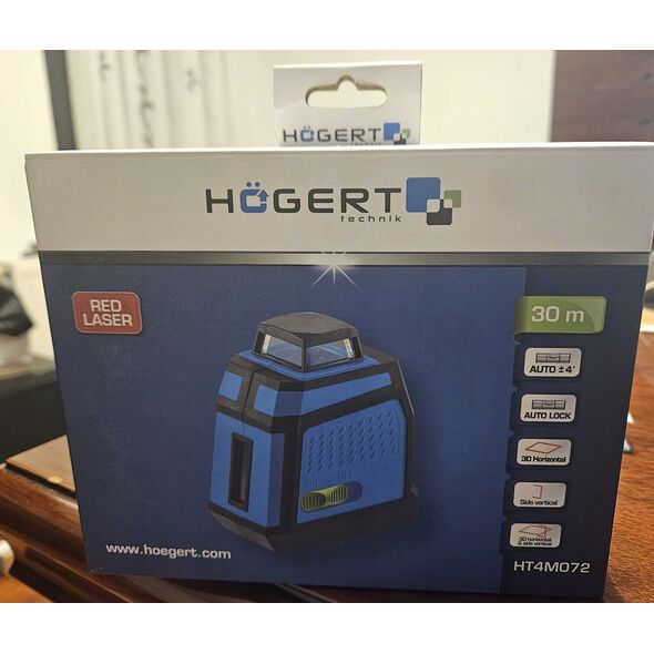 Högert Technik HOGERT RED LASER LEVEL 30m 3D 13978679 5902801331503