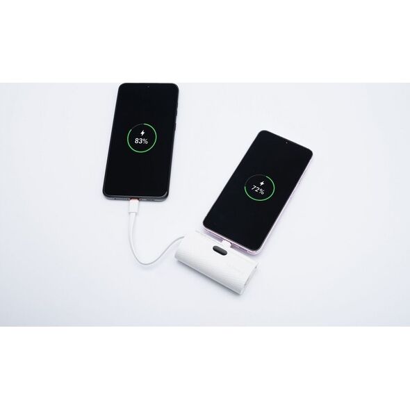 Powerbank ForCell FORCELL F-ENERGY Power Plug F5K3 powerbank 5 000mAh z wbudowanym złączem Typ C PD 20W biały 13979004 5903396241109