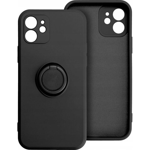 ForCell Futerał SILICONE RING do IPHONE 16 czarny 13979633 5903396307362
