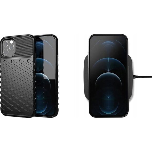ForCell Futerał THUNDER do IPHONE 16 czarny 13979649 5903396305306