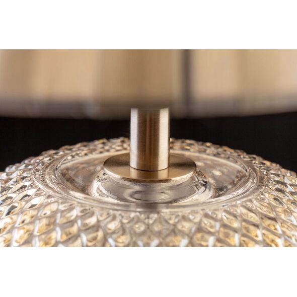 Lampa stołowa GTV GTV Muno OS-MUNO-05-DEC lampa stołowa lampka 1x25W E27 kremowa/biała 13979689 5902801405242