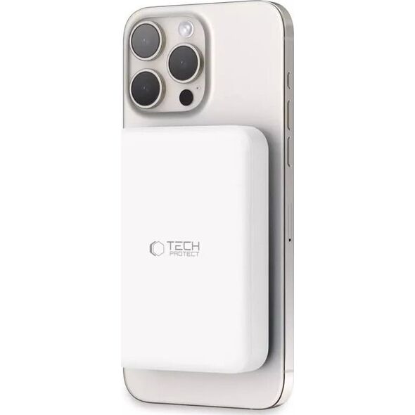 Powerbank Tech-Protect TECH-PROTECT PB11 LIFEMAG MAGSAFE POWER BANK 10000MAH WHITE 13980003 5906302309467