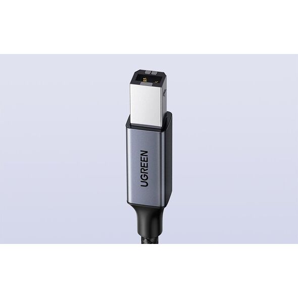 Kabel USB Ugreen Kabel USB-C do USB-B 2.0 (do drukarki) Ugreen US370, 2m (czarny) 13984703 6941876241064