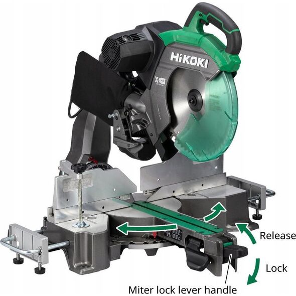 Ukośnica Hikoki HIKOKI PIŁA UKOŚNICA 305/1250W C12RSH3WAZ LASER 13987492 4966376412891