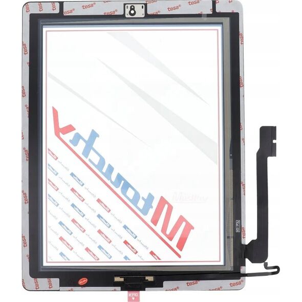 Samsung MUSTTBY Ekran dotykowy + taśma klejąca + Home do iPAD 4 (czarny) 13989960 5903396320040