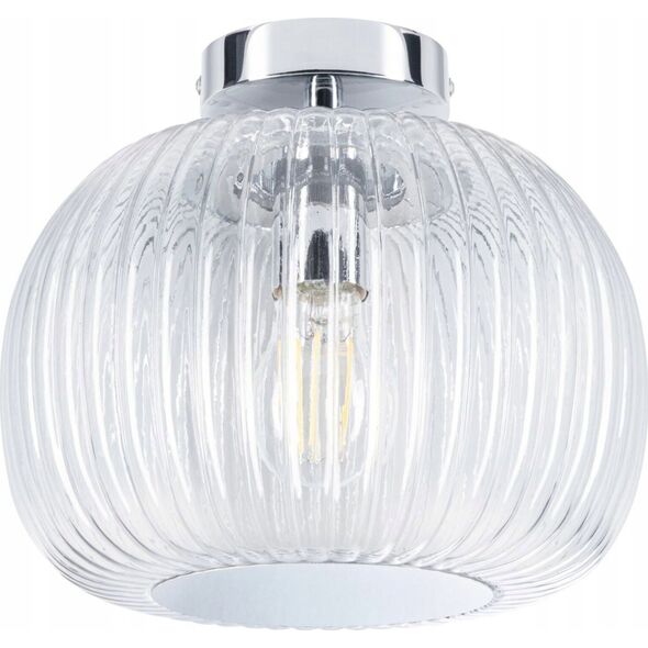 Lampa sufitowa Paulmann Oprawa sufitowa łazienkowa RUYA E27 max.60W IP44 230V chrom / szkło 13990743 4000870711422