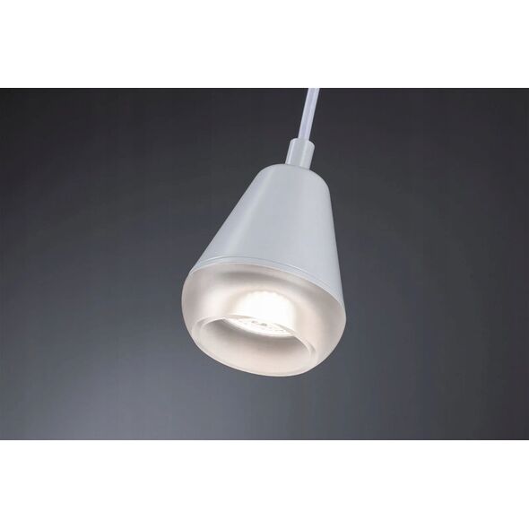 Lampa wisząca Paulmann Oprawa wisząca LUIA GU10 max.10W IP44 230V biały / metal 13990750 4000870769911