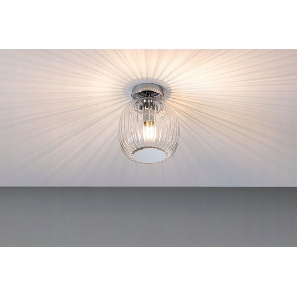Lampa sufitowa Paulmann Oprawa sufitowa łazienkowa RUYA E14 max.20W IP44 230V chrom / szkło 13990752 4000870711415