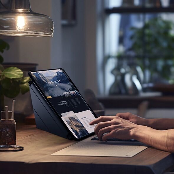 Etui na tablet Nillkin Etui Nillkin Bumper Leather Case Pro na iPad Air 13" (2024) - czarne 13990809 6902048279193