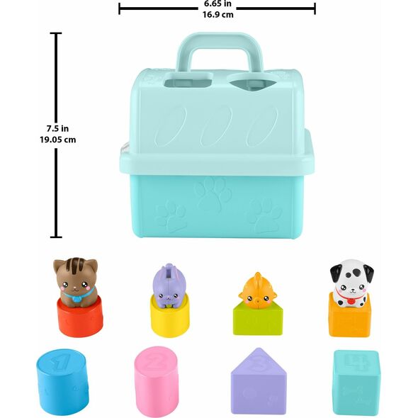 Fisher Price Fisher-Price. Pets Sorter Transporter z klockami 13991124 194735199198