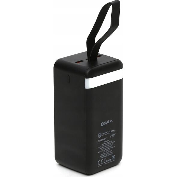 Platinet Platinet power bank 50000mAh PMPB5020B, black 13991808 5907595458726