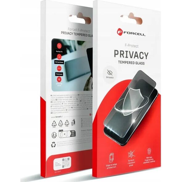 ForCell Szkło Hartowane Forcell Privacy Glass - do Iphone XR / 11 czarny 13993390 5903396316814