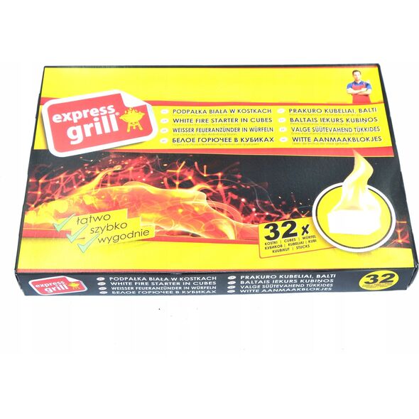 Ravi PODPAŁKA W KOSTCE EKOLOGICZNA EXPESSGRILL 32kos. 13998330 5902806047270