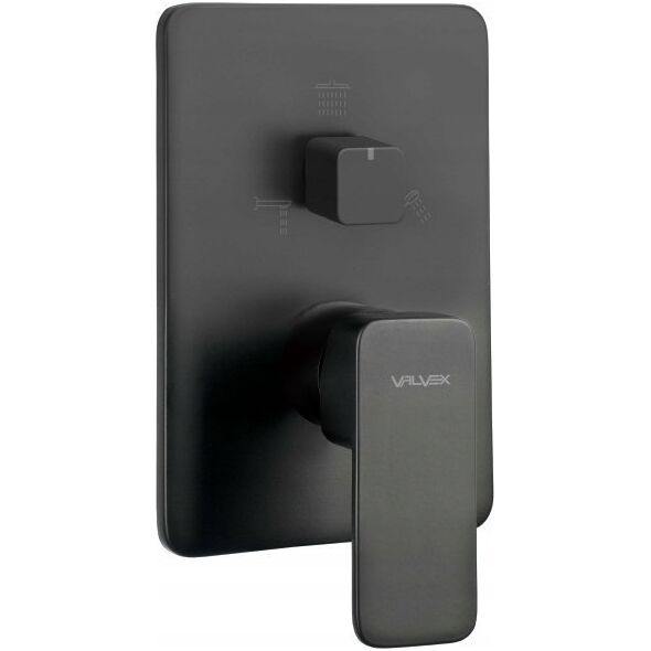 Bateria wannowa 2417370 SOHO BLACK BATERIA WANNOWA-NATRYSKOWA PODTYNKOWA Z PRZEŁĄCZNIEKIEM 3-FUNKC. // BV.2417370 13998839 5902273551911
