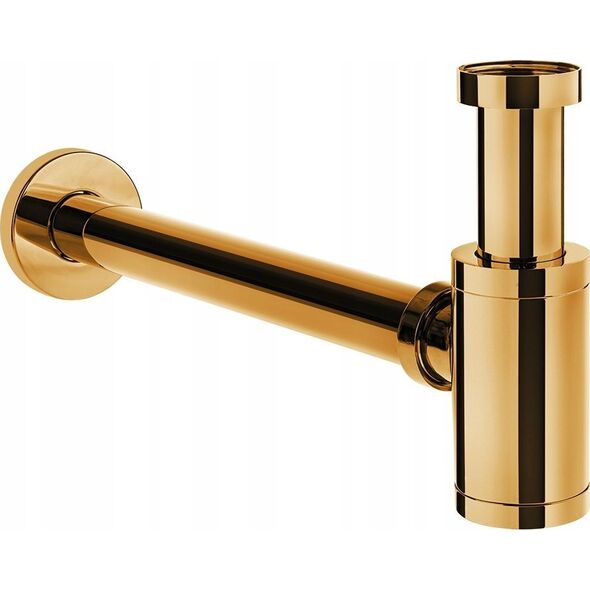 CKS_G61D / LAVEO / SYFON / UMYWALKOWY OKRĄGŁY STAL G 5/4" X 32MM ZŁOTY / 13998866 5907791166081
