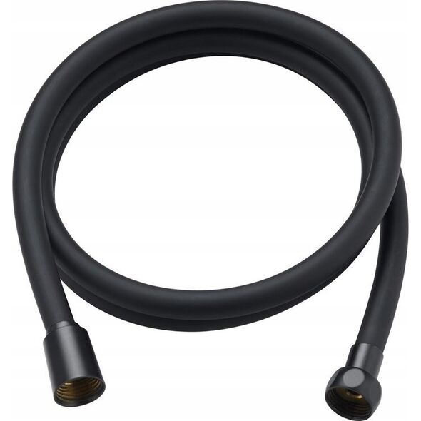 Wąż prysznicowy WĄŻ Z TWORZYWA PVC K/STOŻEK L-150 CM CZARNY // WNC-PVC.150KS.CZ 13998888 5903887101936
