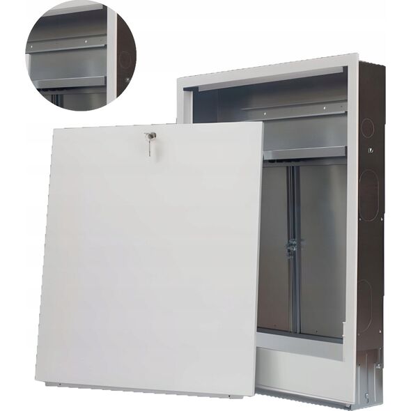 SZPMS-4 SZAFKA PODTYNKOWA Z MASKOWNICĄ I MIEJSCEM NA STEROWANIE 10 OBWODÓW SZER X WYS X GŁ 752X730(ZEW.) 710X730(WEW.) X120 SIGMA-LI // TG.SZPMS-4 13999298 5902837607481