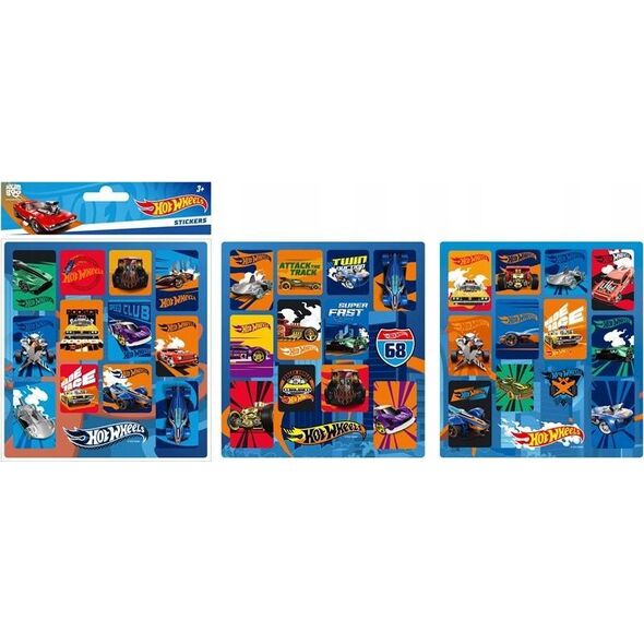 STICKERBOO NAKLEJ HOT WHEELS 205X160 3SZT STK PBH 1/1000 14000551 5905523611120