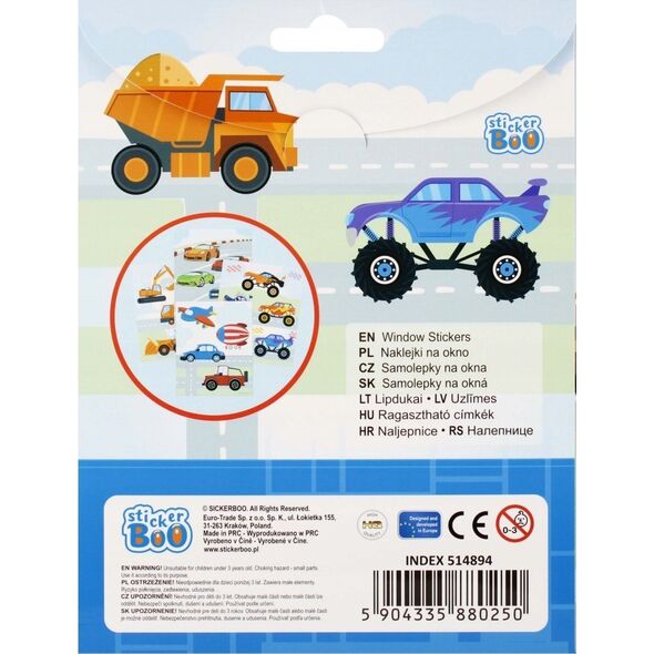 STICKERBOO NAKLEJ NA OKNO AUTA 160X210/4K S-B STK WB12/240 14001600 5904335880250