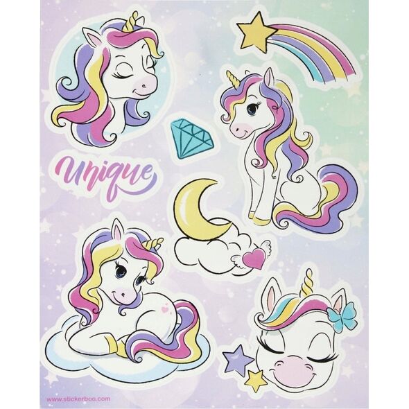 STICKERBOO NAKLEJ NA OKNO UNICORN 160X210/4K S-B STK 12/240 14001601 5904335880243
