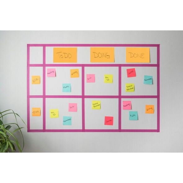 Post-It 3M Karteczki samoprzylepne POST-IT® Super Sticky Notes, 47,6x47,6mm, 12x90 kart., paleta Cosmic 14003299 4064035065737