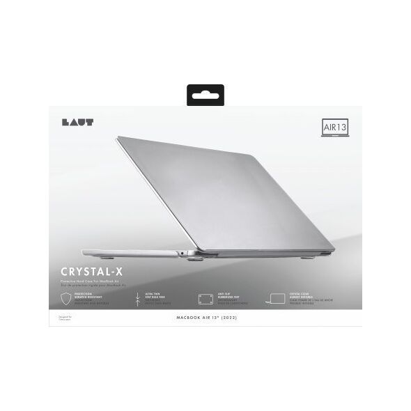 PICOM LAUT Slim Crystal-X - obudowa ochronna do Macbook  Air 13" M2 2022/M3 2024 (crystal) 14006388 4895206931854